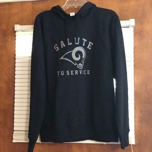 LA Rams Lightweight Salute To Service hoody